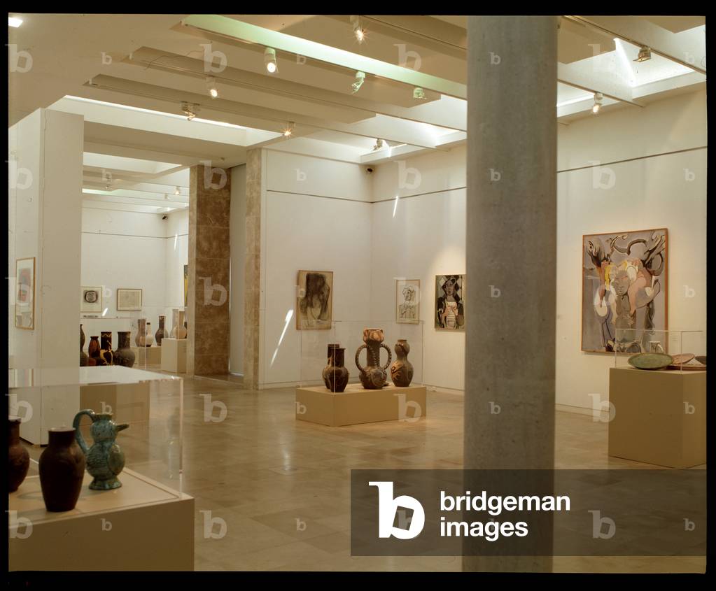 View of the temporary exhibition room, exhibition by Edouard Pignon (photo)