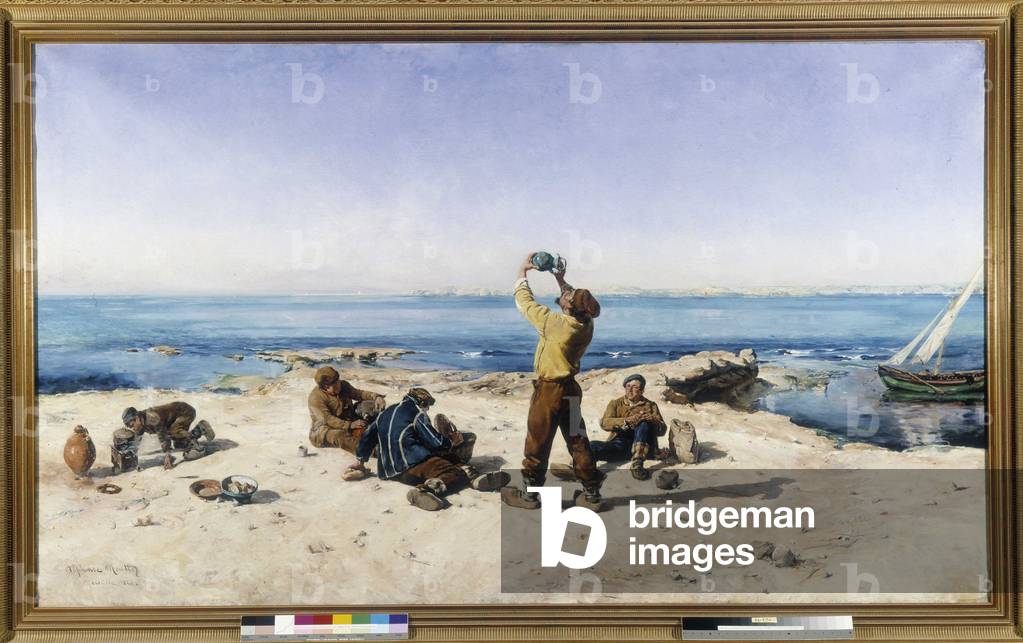 Il pranzo di pesca o La Regalade, 1882 (olio su tela)