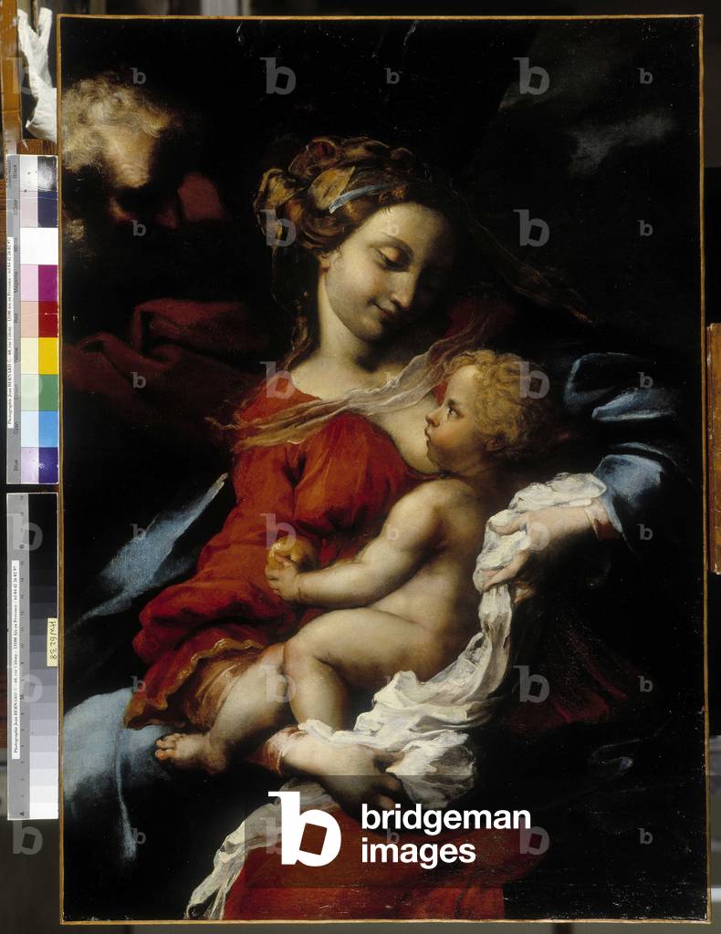 La Sacra Famiglia (olio su tela)