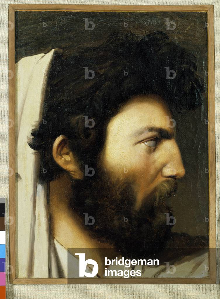 Image of Painting depicting Portrait of a man of profile. Anonymous painting. Musee Granet 1801 by Jean August