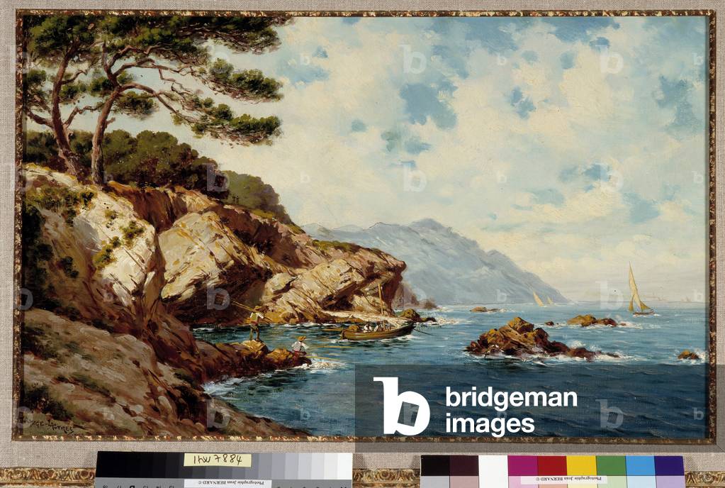 Les pecheurs de la Calanque, 19th century (painting)