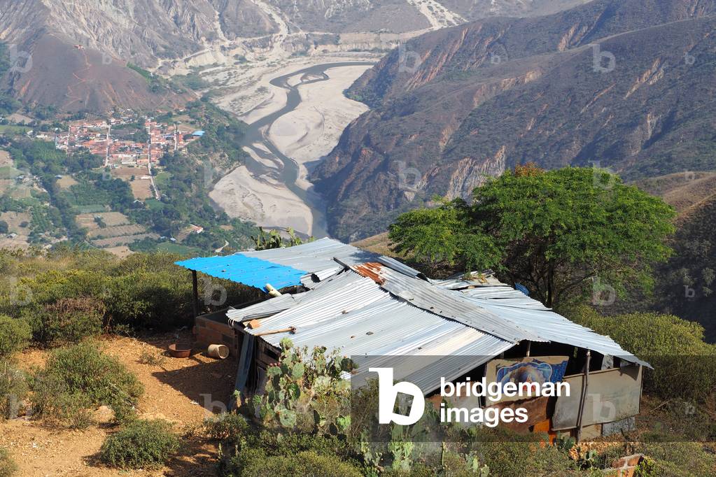 Chicamocha National Park, small dwelling, Chicamocha Canyon, Colombia (photo)