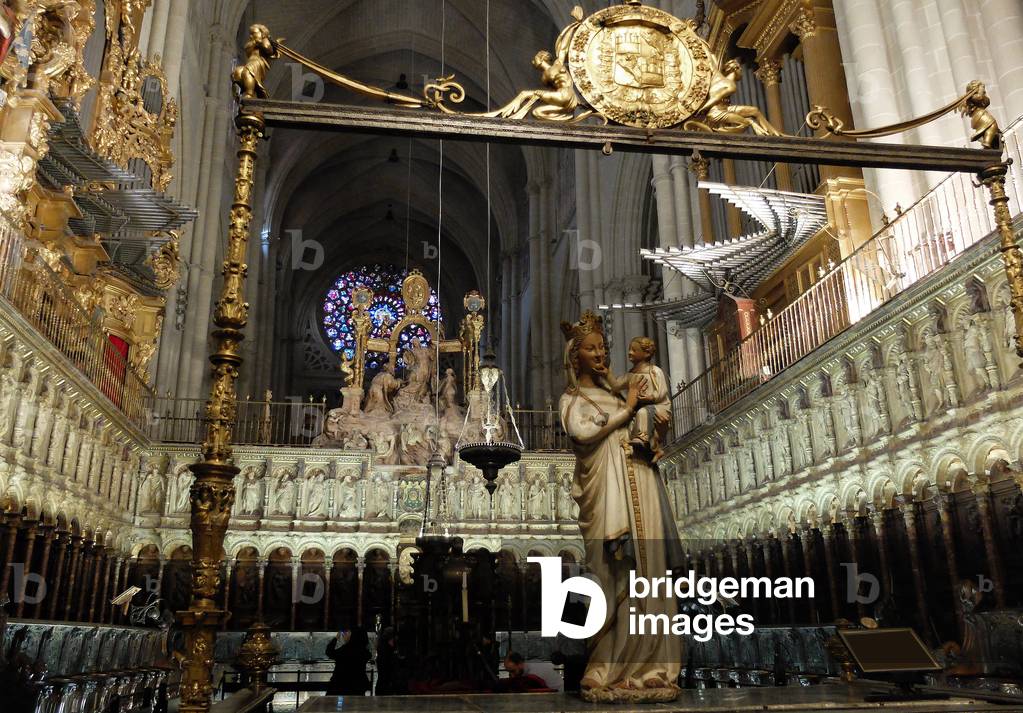 Tolede, Cathedrale Sainte Marie Overview of the choir stalls 15th century Spain