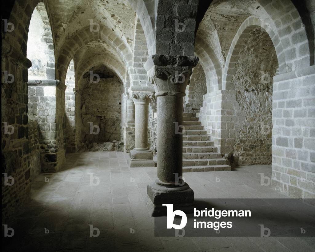 View of the Aquilon Hall in the Abbey Church, 1080.