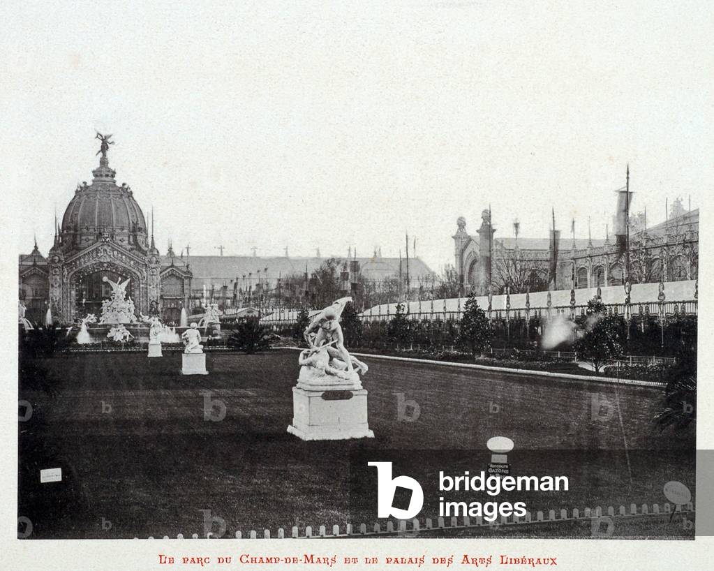 1889 Universal Exhibition: The Parc du Champ de Mars and the Palais des Arts Liberaux - The 1889 Exhibition Album - Paris by Gluck