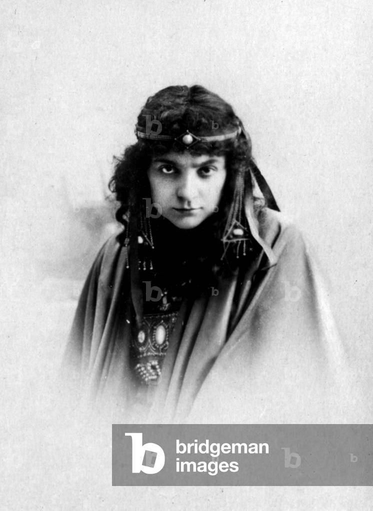 Porträt von Loys Amel Matrat (Louise Claudine Prouaut dit) (* 1859), französischer Komiker und Mitglied der fr