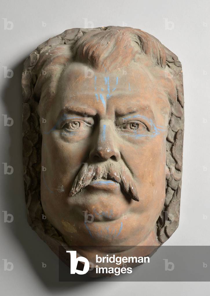 Portrait of Honore de Balzac (1799-1850) (sculpture)