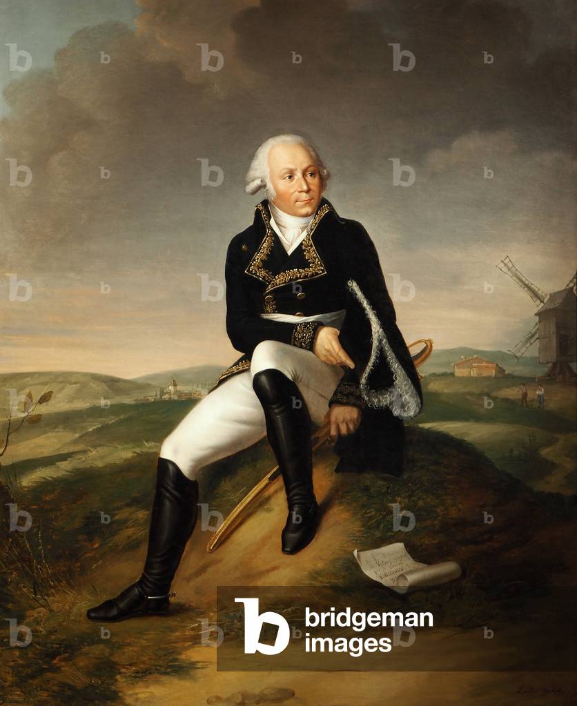 Portrait of Francois Christophe Kellerman 1735-1820 (oil on canvas)