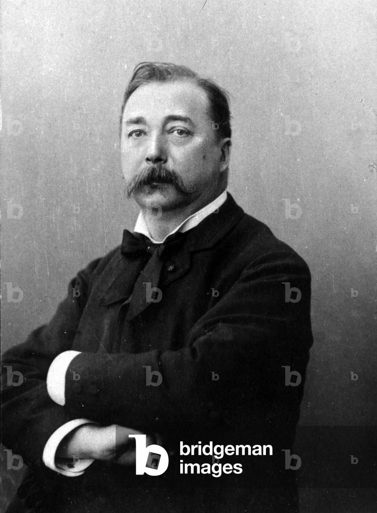 Portrait of Jules Lefebvre (1836-1912), French painter.