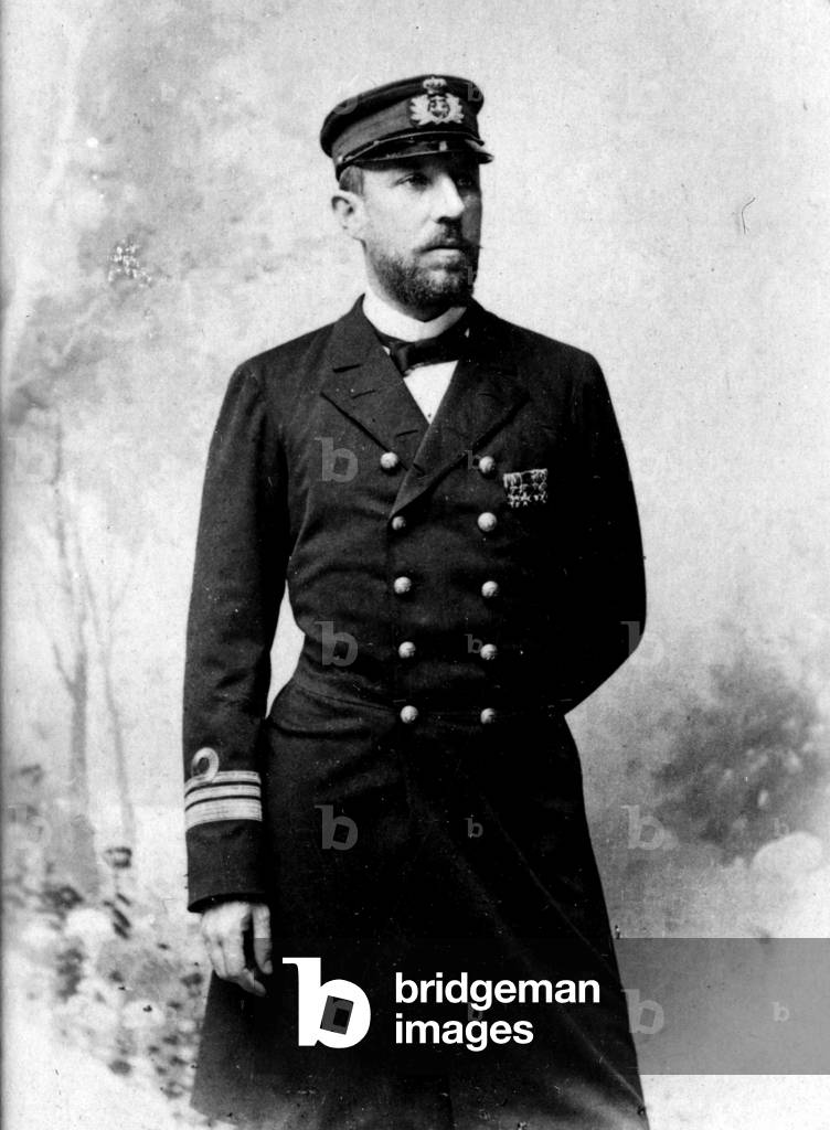 Portrait of Prince Oscar of Sweden (1859-1953), Duke of Gotland and son of Oscar II. Photography late 19th century.