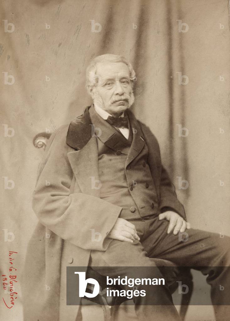 Mist, photograph by Henri de la Blanchere (1821-1880), 39 boulevard des Capucines Paris in 1839 (b/w photo)
