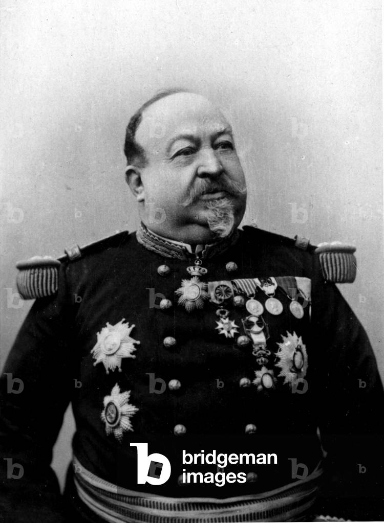 Portrait of Ange Laurent Giovanninelli (General Ange-Laurent Giovanninelli) (1837-1903), French military. Photography late 19th century.