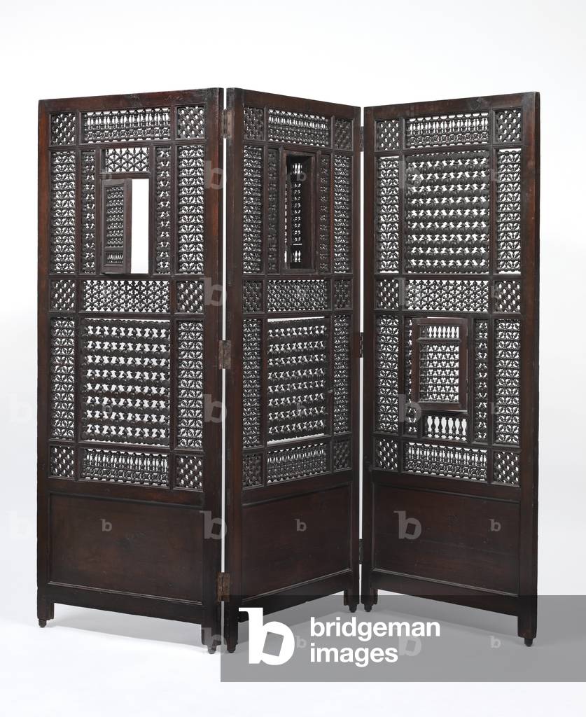 Screen, 1885-90 (walnut)