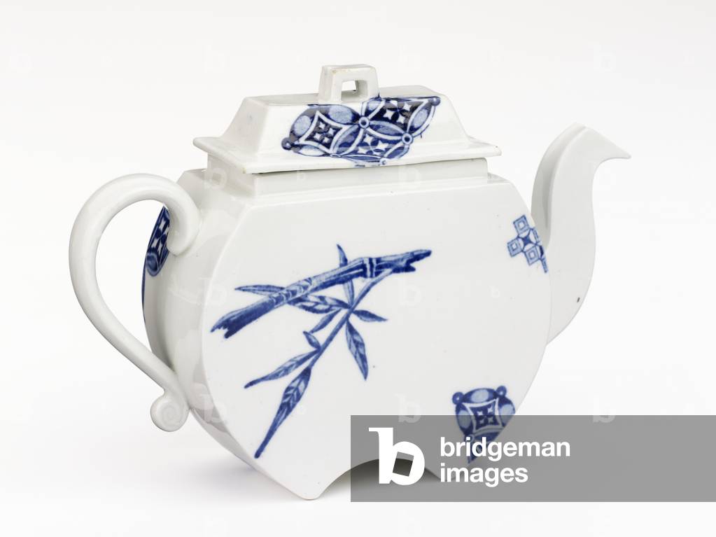 'Variety' teapot and lid, 1876 (porcelain)