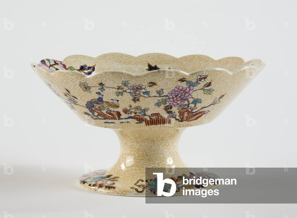 Fruit stand, c.1815 (glazed stoneware)