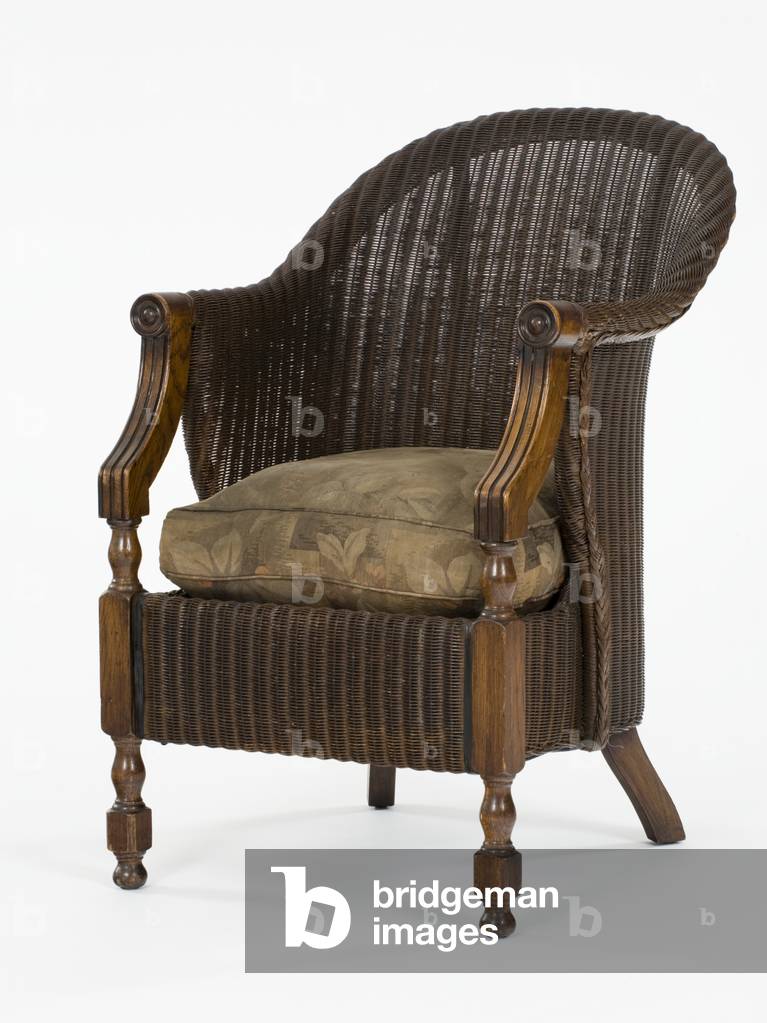 Lloyd Loom armchair, 1926-28 (wood)