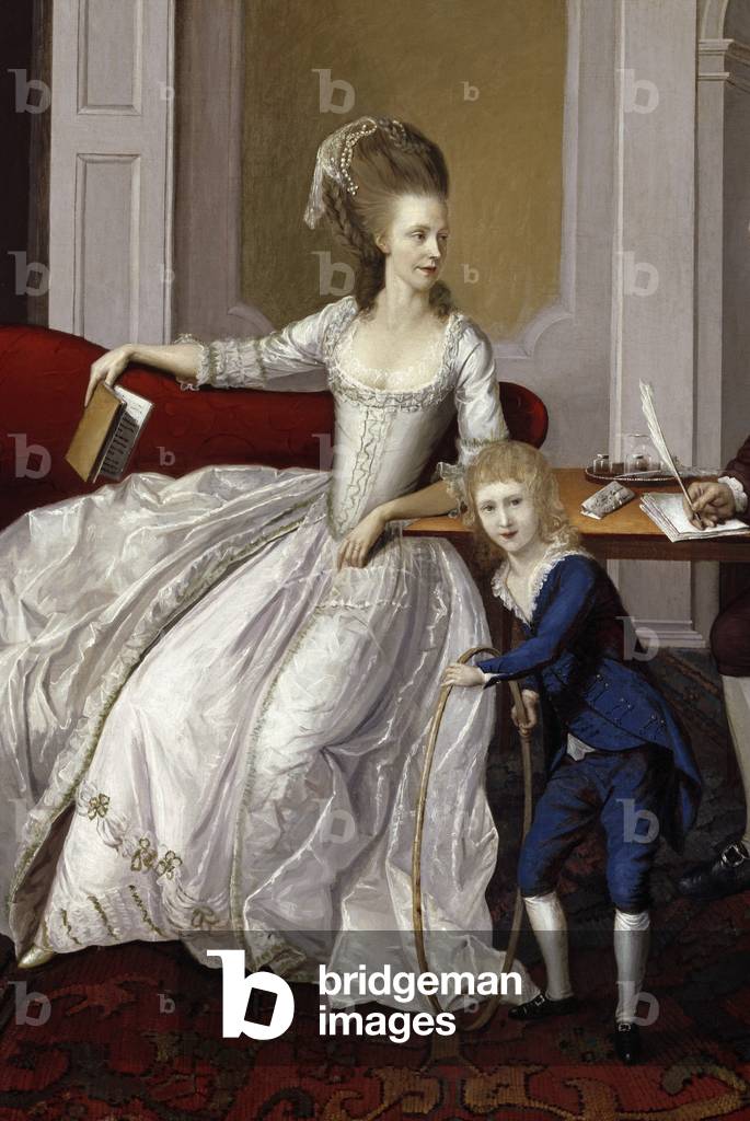 A Mother and Child, c.1780 (oil on canvas)