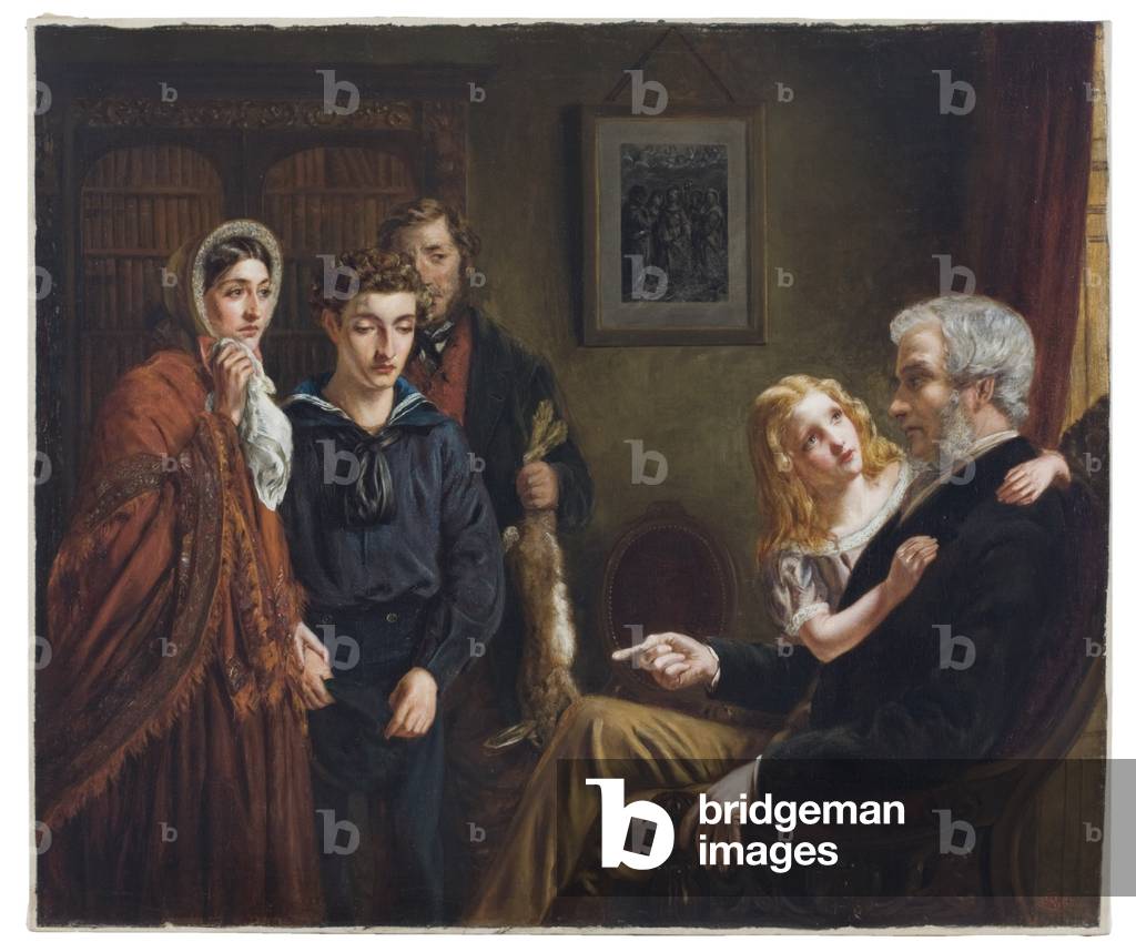 The Lion and the Mouse: 'Sweet Mercy is Nobility's True Revenge', or The Plea, 1865 (oil on canvas)