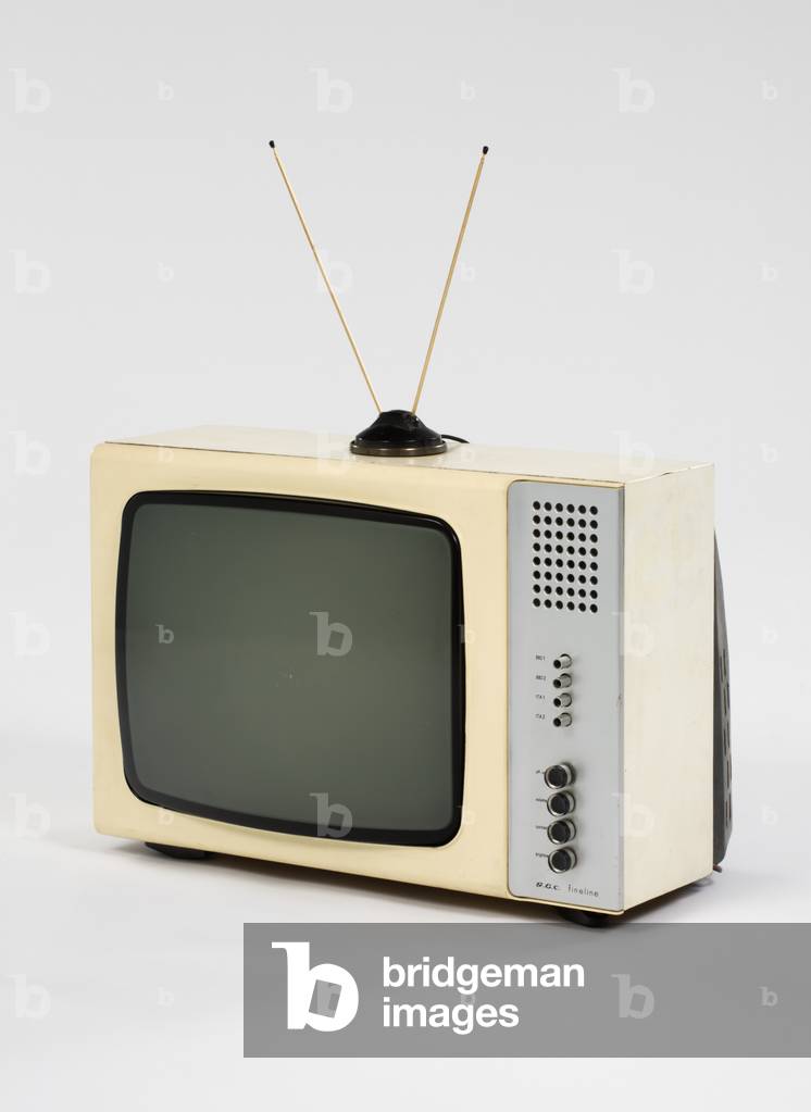 Television and aerial, c.1965-73 (plastic, metal & glass)