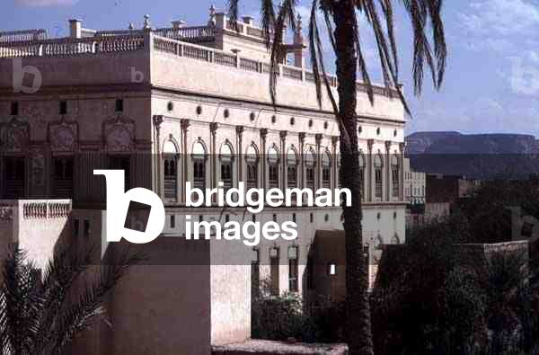 View of the Al-Kaf Palace, Saudi arabia built late 19th century-1930s (photo)