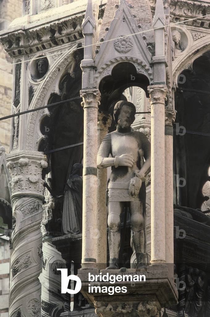 Détail de la tombe des Scaligers, 14th Siècle par Bonino da Campione