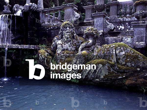 The 'Fontana dei Giganti' (Fountain of the Giants), designed for Cardinal Giovanni Francesco Gambara by Giacomo Vignola (1507-73) 1568 (photo)