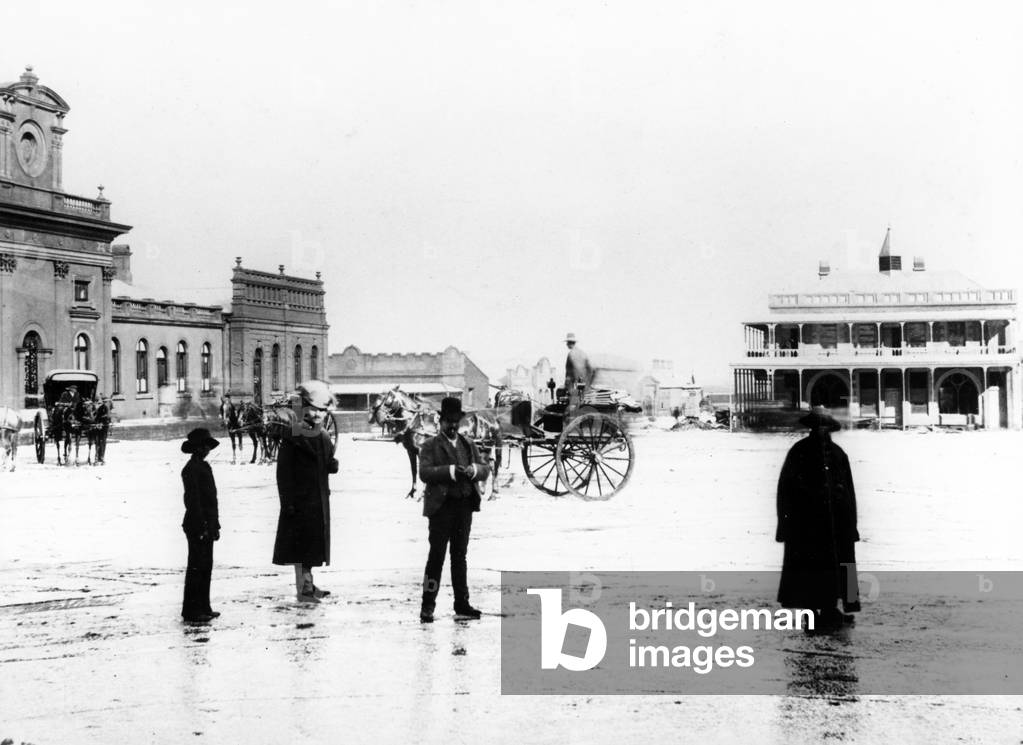 Market Square, Johannesburg, c.1895 (b/w photo)