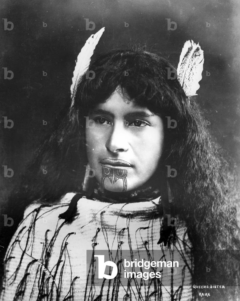 The Queen's Sister, Rana, c.1870-99 (b/w photo)