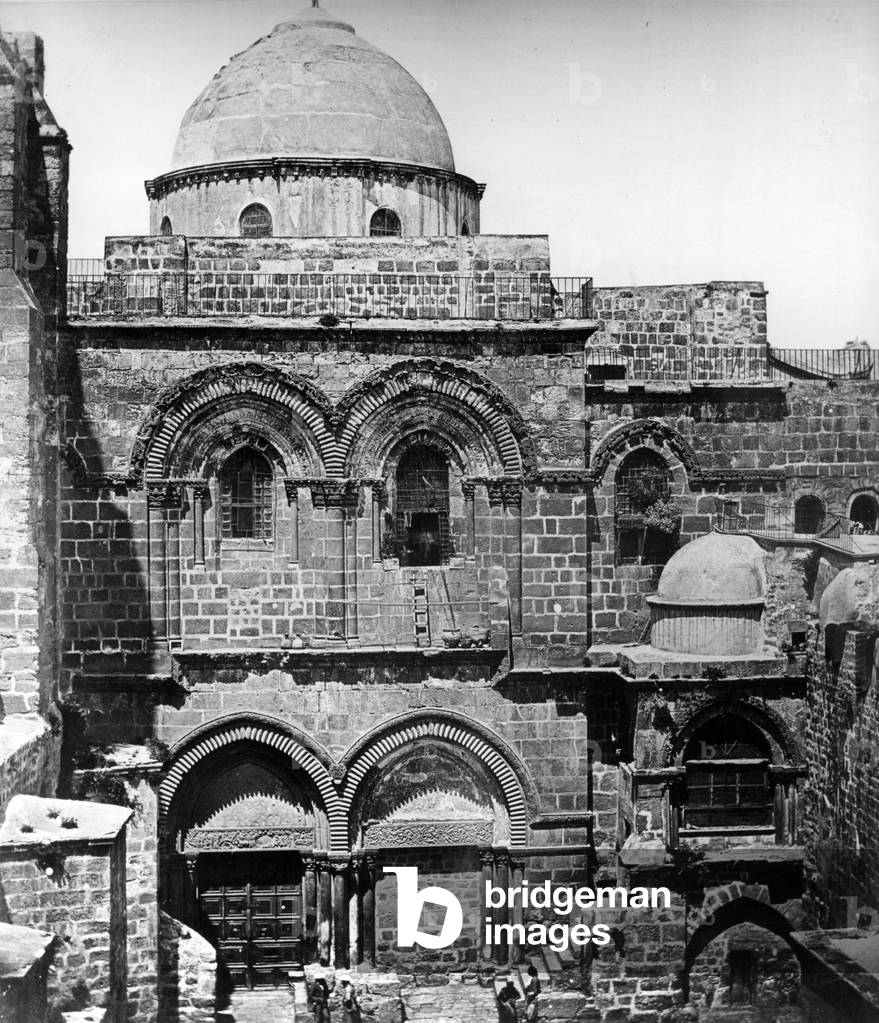 The Church of the Holy Sepulchre, 1857 (b/w photo)