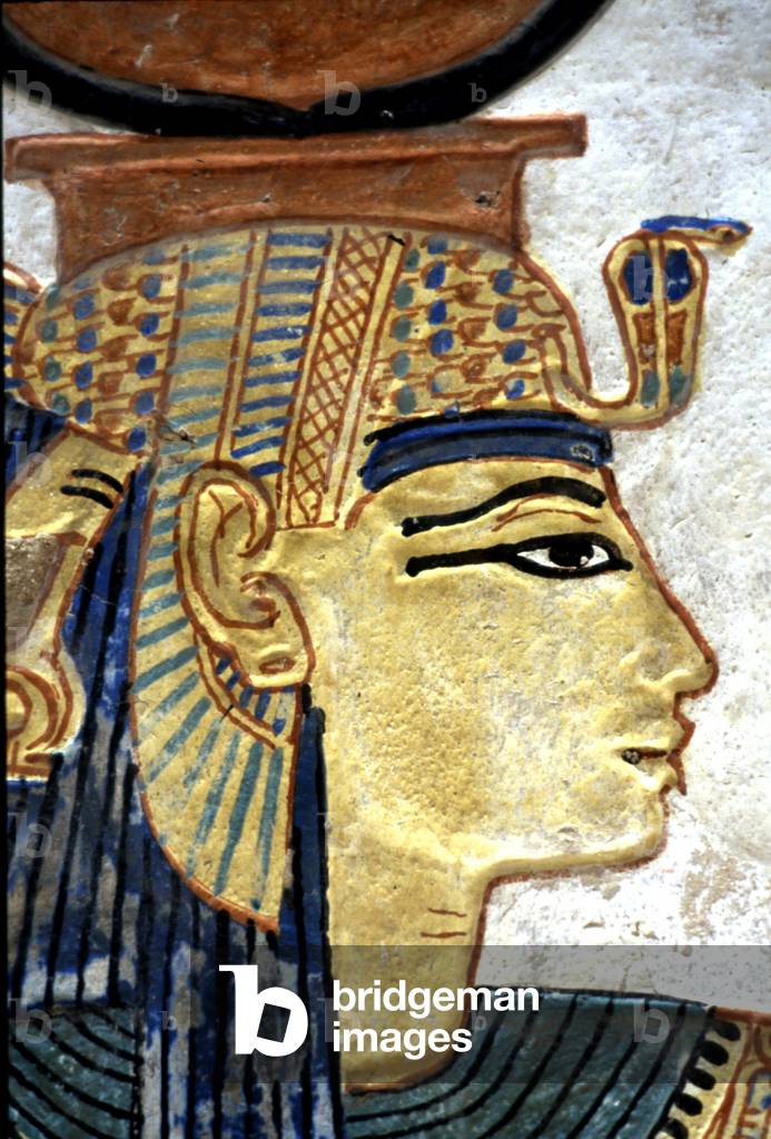 Goddess Isis from tomb of Amon Hir Khopshef, Thebes, Egypt (photo)