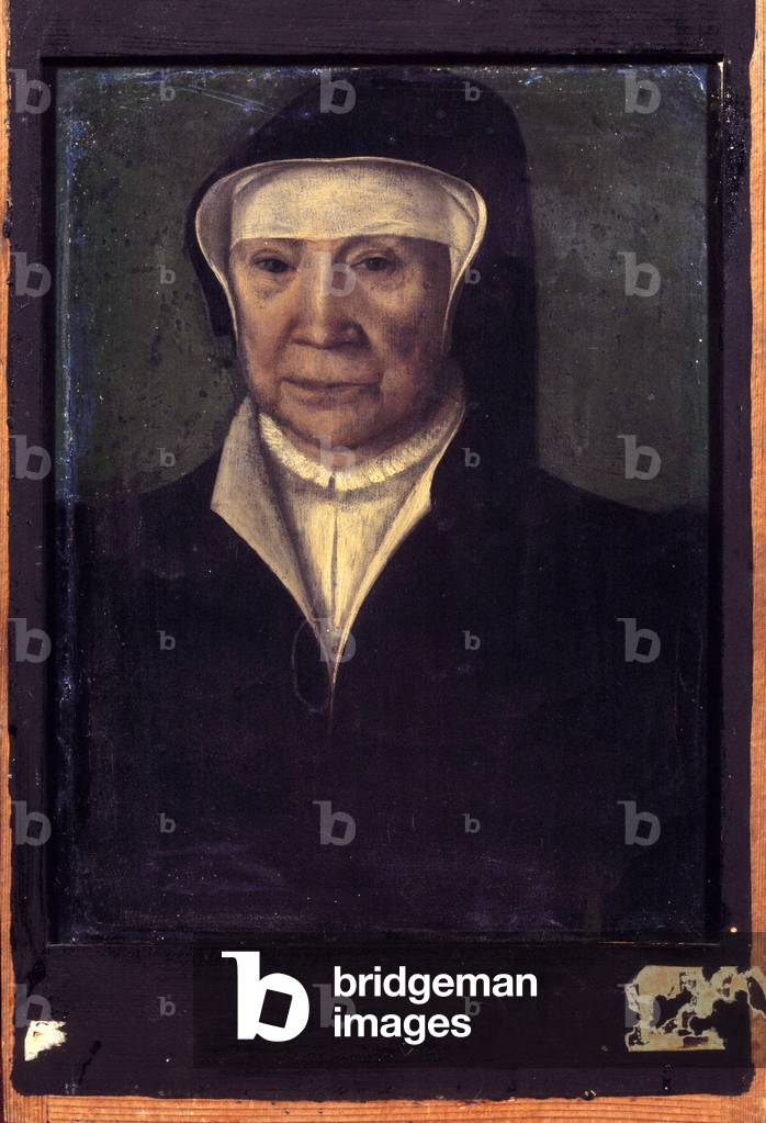 Portrait of Joan of Navarre, Queen of France, 16th century (oil on canvas)