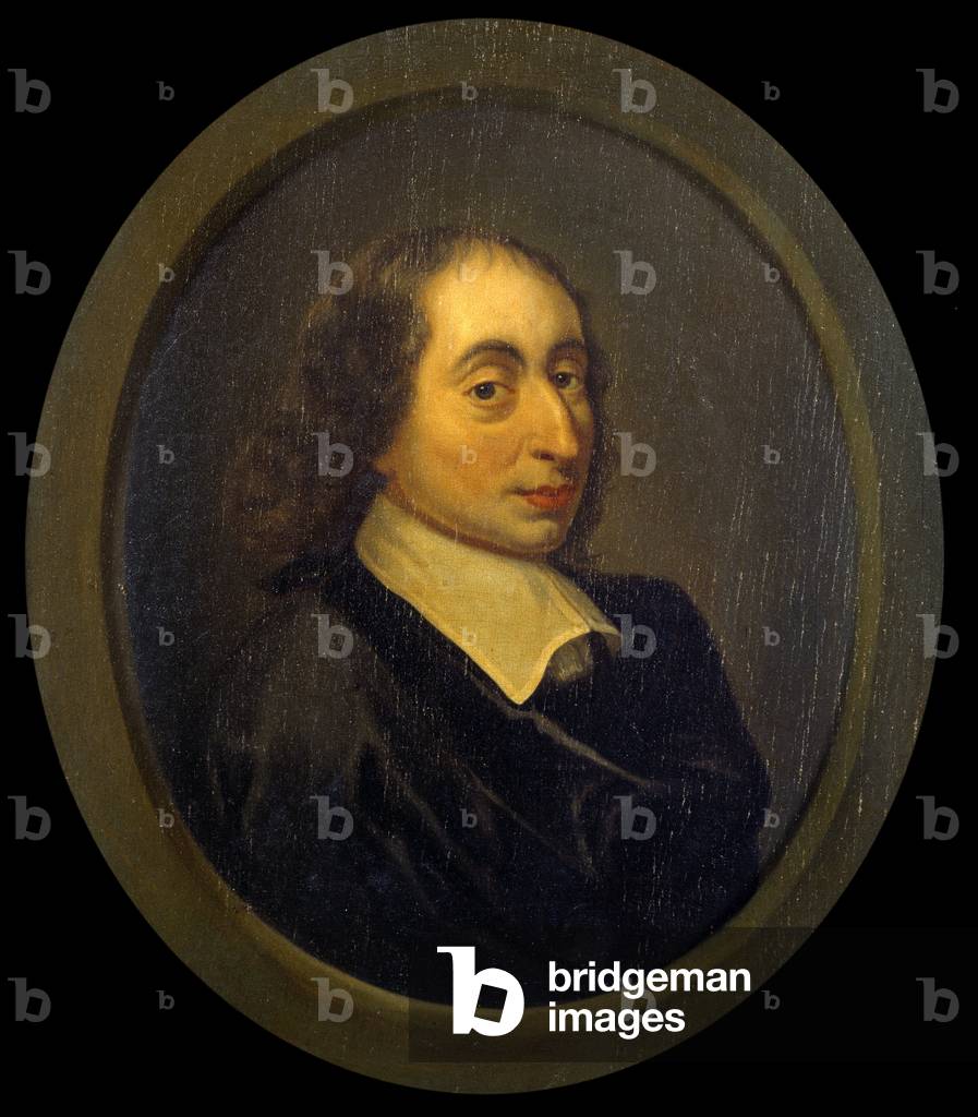 portrait of Blaise Pascal (1623-1662) (oil on canvas)