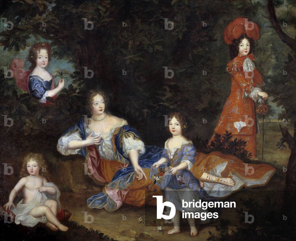 Portrait of Francoise Athenais by Rochechouart Mortemart, Marquise de Montespan (1640-1707), 17th century (oil on canvas)