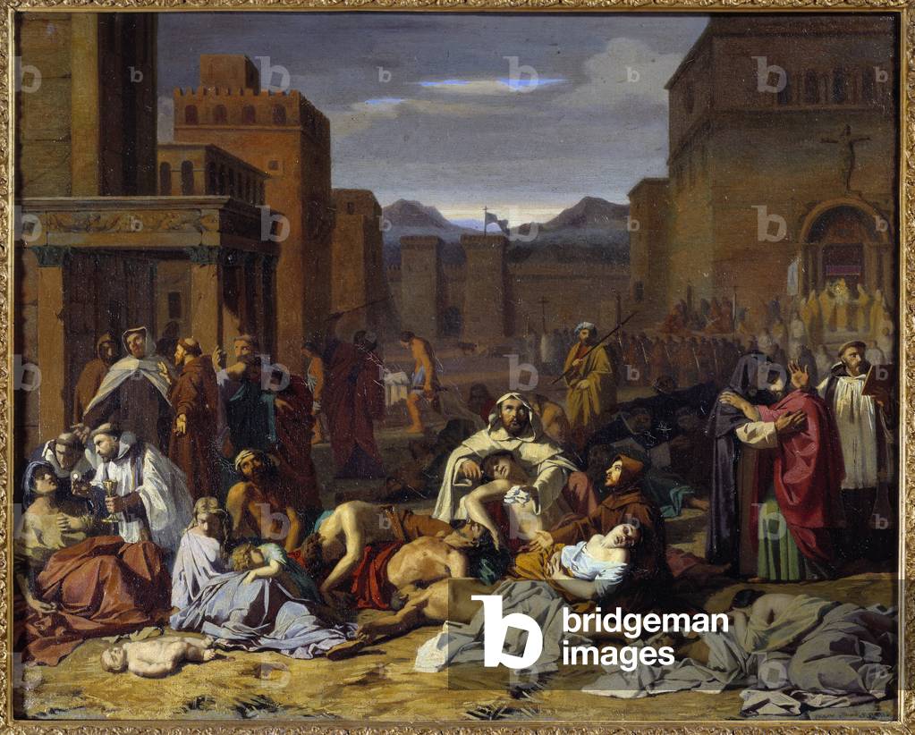 Image of Painting depicting The Plague 1801 by Jacques Pillard