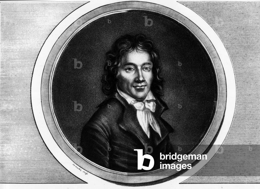 Portrait of Camille Desmoulins (1760-1794), 19th century (engraving)
