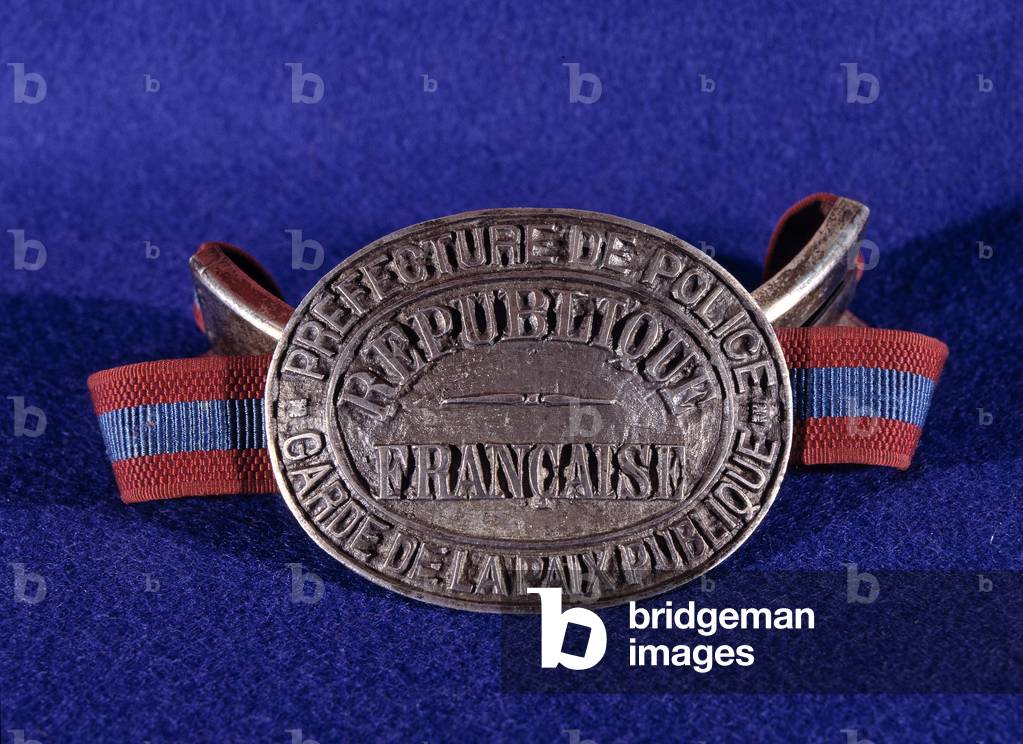 World War I: Public Peace Guard Police Plaque, 1914-18 (object)