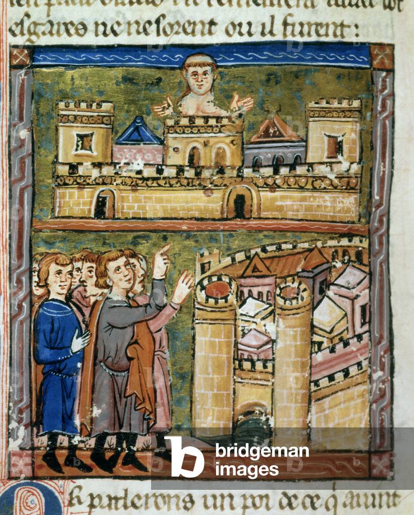 Miniature History of Overseas - Sea by William of Tyre, 1280 (miniature)