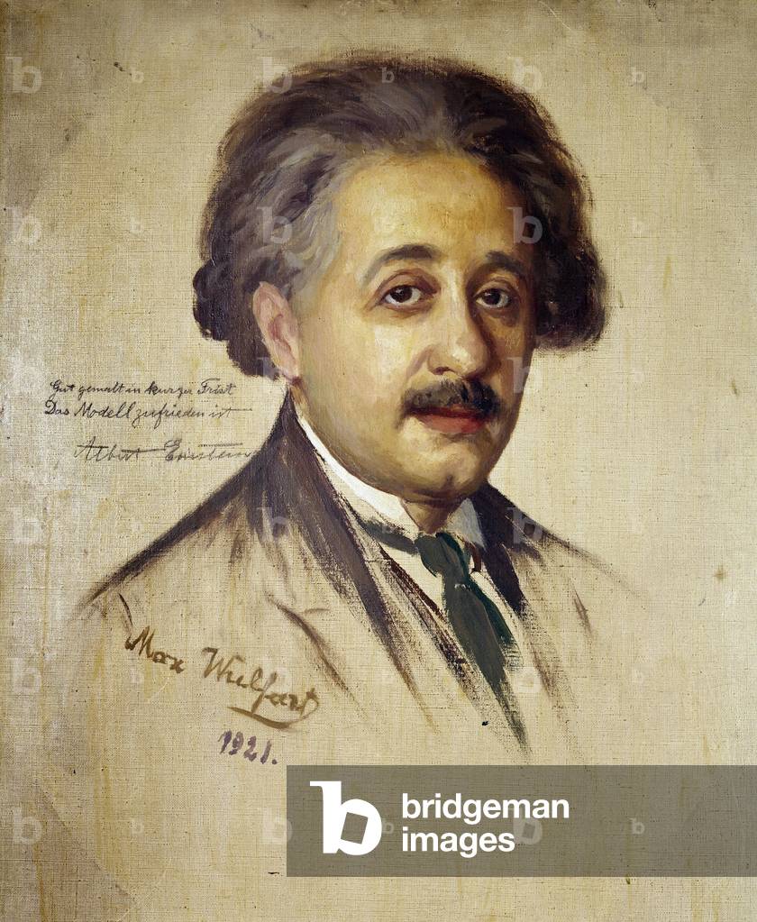 Immagine di Dipinto "Albert Einstein" 1921 di Max Wulfart