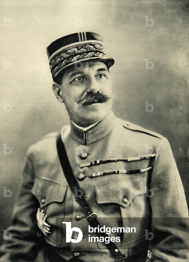 Portrait of General Pierre Emile Berdoulat (1861-1930), 20th century (photo)