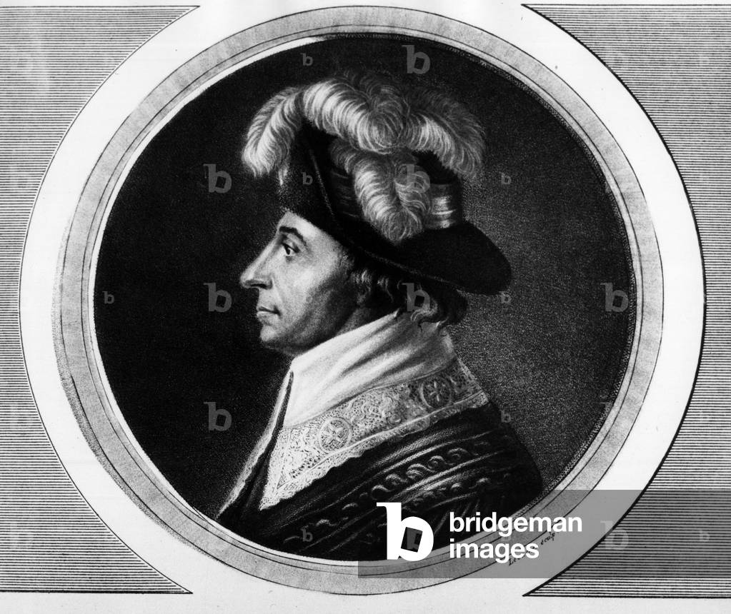 Portrait of Abbe Emmanuel Joseph Sieyes (1748-1836), 19th century (engraving)