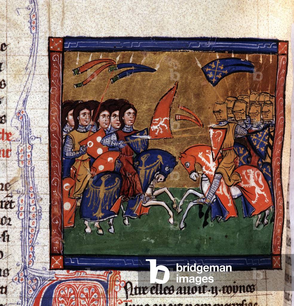 Miniature from the manuscript 