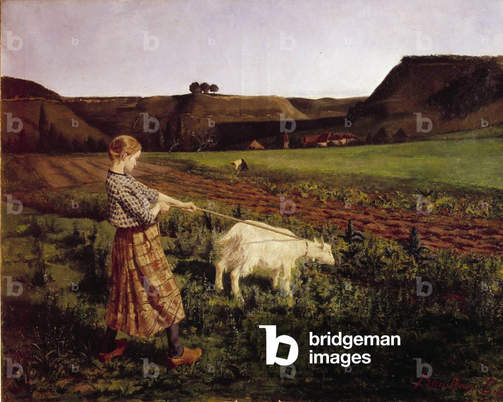 The Goatherd Of Jura, 19th century (oil on canvas)