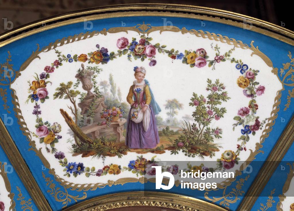 Bucolic scene between a shepherd and a shepherd, detail, 1774 (painting)