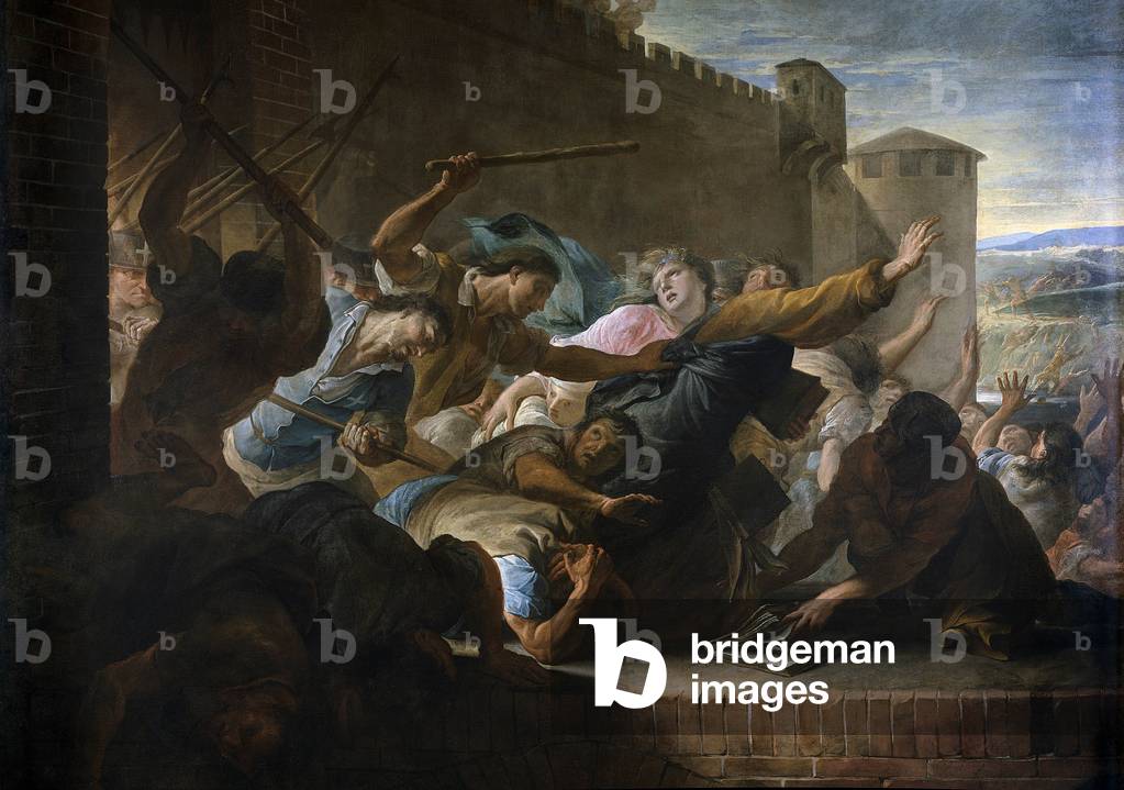 Espulsione degli ugonotti da Tolosa il 17 maggio 1562 (olio su tela)