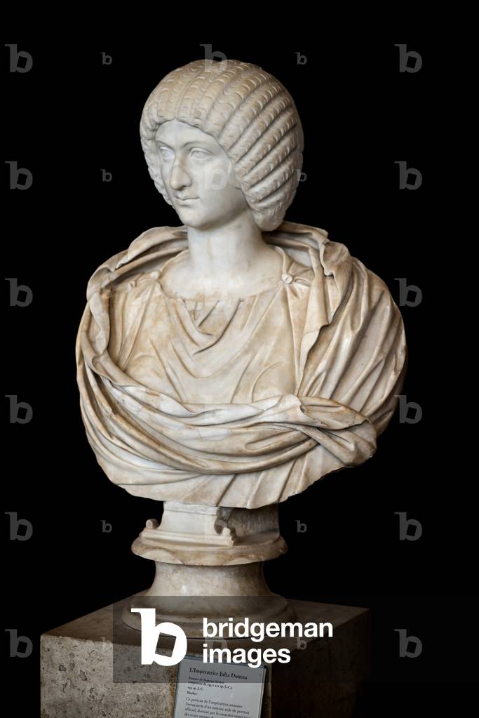 Empress Julia Domna (ca. 170-217 AD), Roman art, 2nd century AD (marble)