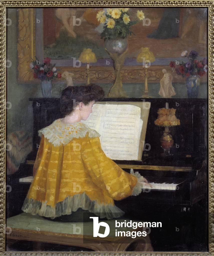 Ragazza al pianoforte, 1904 (olio su tela)