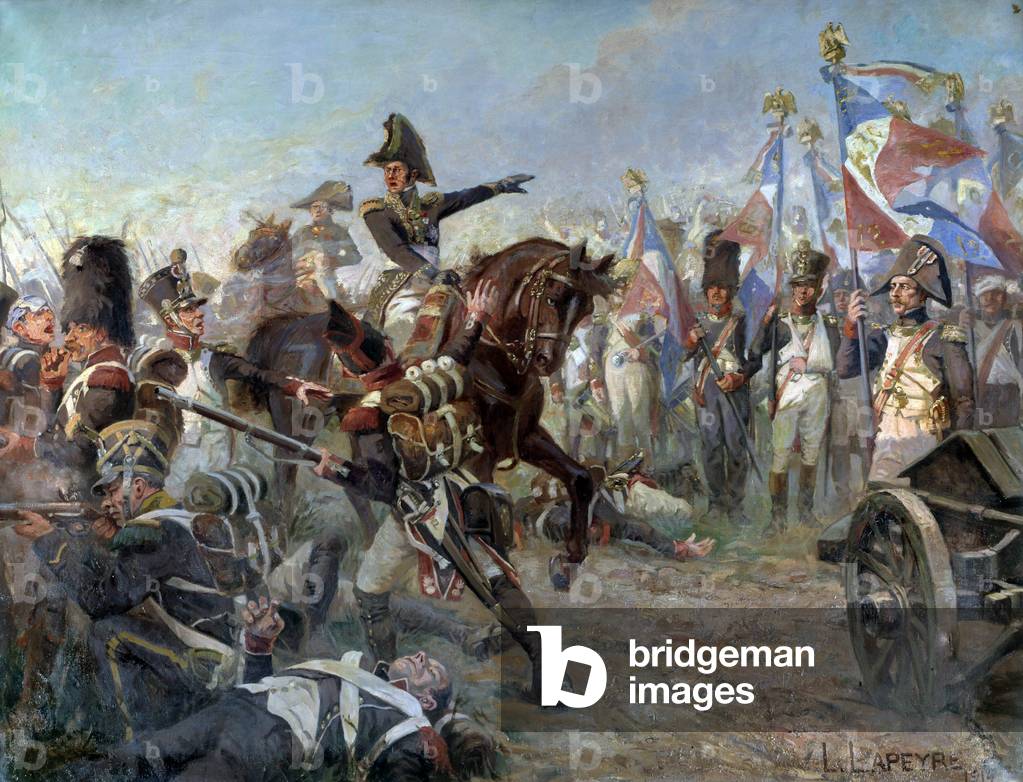 Battaglia di Wagram del 6/07/1809: «La division Brousier a Wagram», 1914 (olio su tela)