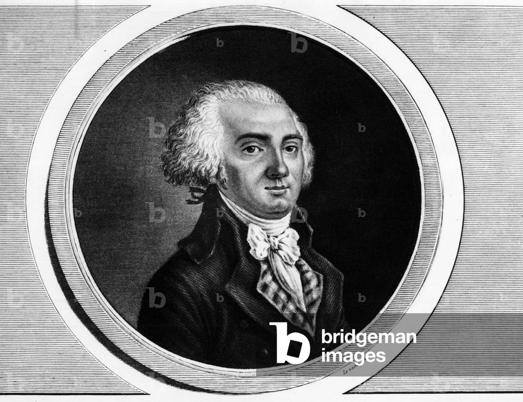 Portrait of Jerome Petion de Villeneuve (1759-1793), 19th century (engraving)