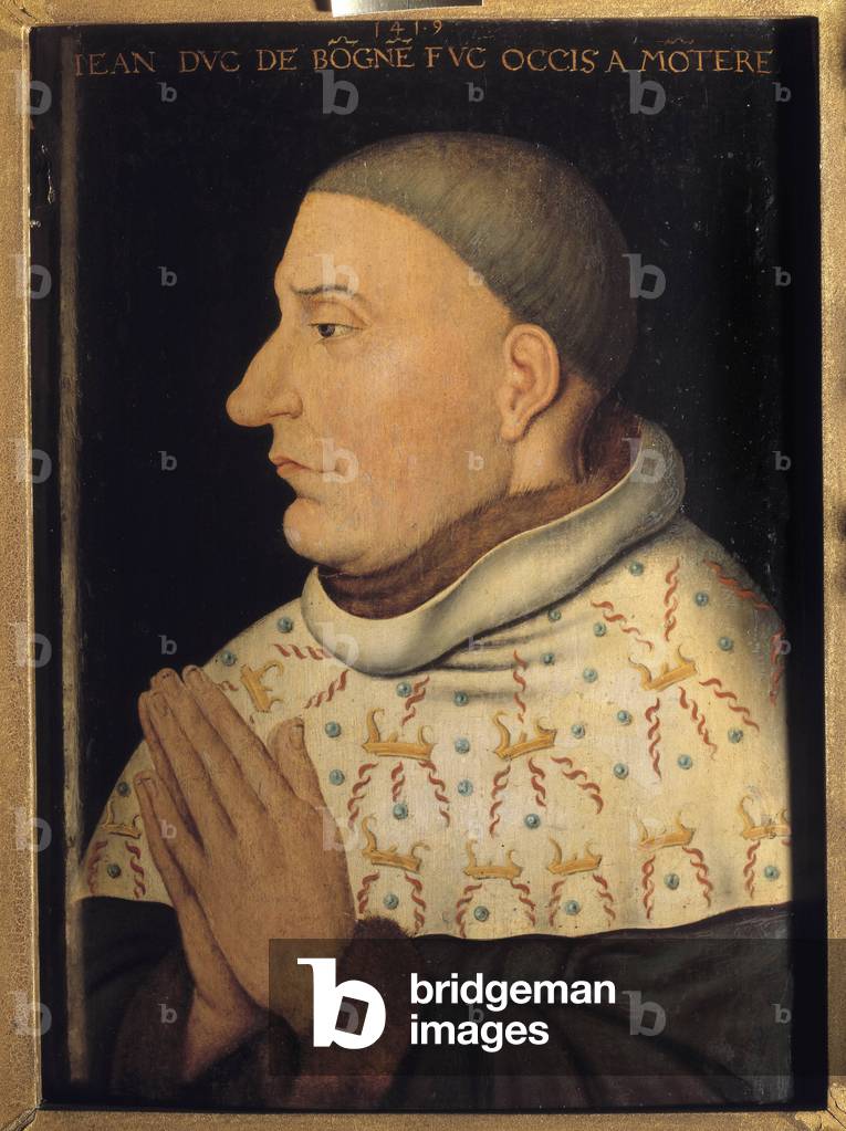 Portrait of Jean without fear, Duke of Burgundy (13711419) Painting