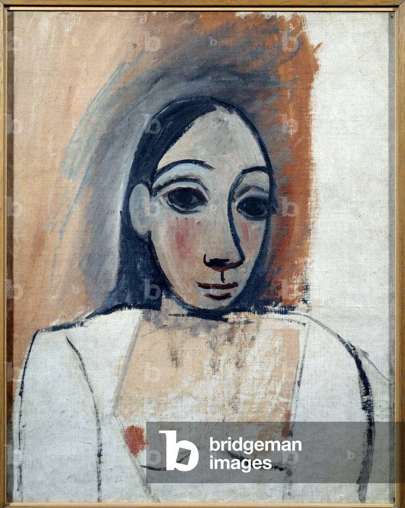 Immagine di Dipinto "Busto femminile. Studio per le donne di Avignone" 1907 di Pablo Picasso